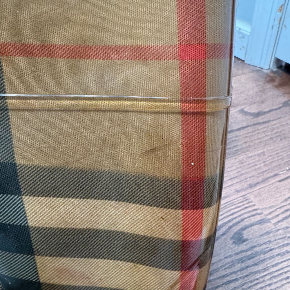 Burberry House Check Tall Rubber Rain Boots Nova Plaid Glossy 36 Italy US 5.5 - Picture 6 of 11